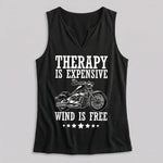 EKON V-Neck Moto Tank Top