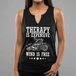 EKON V-Neck Moto Tank Top