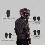 EKON Protective Breathable Mesh Motorcycle Jacket