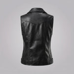 EKON Women's Belted Moto Vest