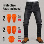EKON Full-Zone Armored Riding Jeans