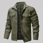EKON Plaid-Lined Western Jacket