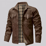EKON Plaid-Lined Western Jacket