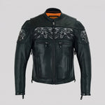 EKON Shadowline Leather Moto Jacket