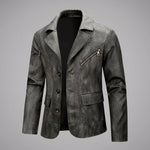 EKON Vintage Moto Blazer Jacket