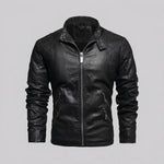 EKON Quilted Vintage Moto Jacket