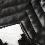 EKON Checkerboard Moto Jacket