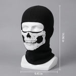 EKON Skull-Graphic Moto Balaclava
