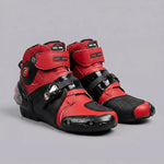 EKON Buckled Reinforced Moto Shoes