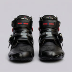 EKON Buckled Reinforced Moto Shoes
