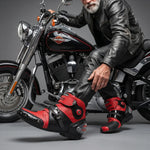 EKON Buckled Reinforced Moto Shoes