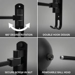 EKON Swivel Helmet Wall Hanger