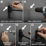 EKON Swivel Helmet Wall Hanger