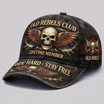 EKON RebelRoad Skull Moto Cap