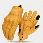 EKON Perforated Goatskin Riding Gloves
