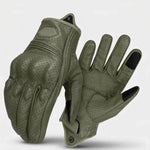 EKON Perforated Goatskin Riding Gloves