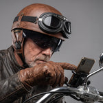 EKON Aviator Visor Half Helmet