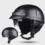 EKON Retro Visor Half Helmet