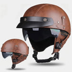 EKON Retro Visor Half Helmet