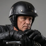 EKON Retro Visor Half Helmet