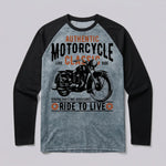 EKON Vintage Moto Long Sleeve Tee