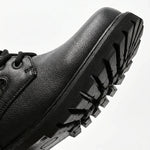EKON Triple-Buckle Biker Boots