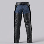 EKON Zip-Out Cowhide Riding Chaps