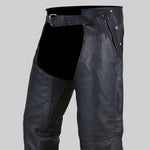 EKON Zip-Out Cowhide Riding Chaps