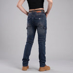 EKON Women’s Aramid-Lined Cargo Riding Jeans
