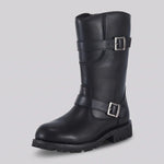 EKON BuckleZip Engineer Moto Boots