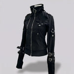 EKON Shadow Buckle Moto Jacket