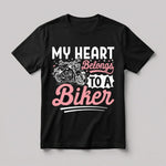 EKON My Heart Belongs Biker Tee