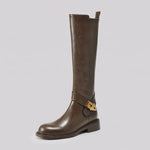 EKON Women’s SaddleLock Leather Riding Boots
