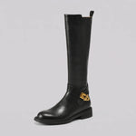 EKON Women’s SaddleLock Leather Riding Boots