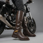 EKON Women’s SaddleLock Leather Riding Boots