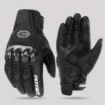 EKON Armored Cowhide Riding Gloves