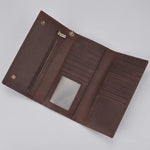 EKON Chain Leather Motorcycle Wallet