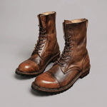 EKON Roadborn Leather Lace-Up Boots