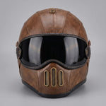 EKON AeroVisor Retro Riding Helmet