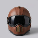 EKON AeroVisor Retro Riding Helmet
