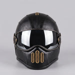 EKON AeroVisor Retro Riding Helmet
