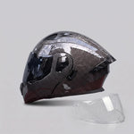 EKON Carbon-Style Modular Motorcycle Helmet
