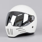 EKON MirrorVisor Retro Full-Face Helmet