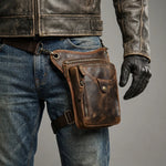 EKON RoadVault Leather Leg Bag