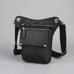 EKON MotoStash Leather Leg Bag