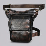 EKON MotoStash Leather Leg Bag