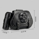 EKON SkullVault Motorcycle Saddlebags