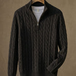 Alessandro Cotton Quarter-Zip Sweater