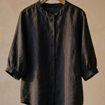 Giulia Cotton-Linen Blouse
