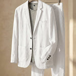 Lorenzo Linen-Blend Suit